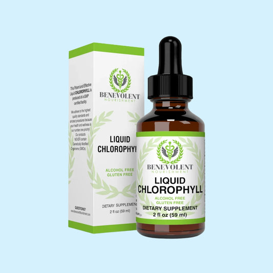 Chlorophyll Drops – Skin Detox Formula – Clearer Skin & Body Odor Control