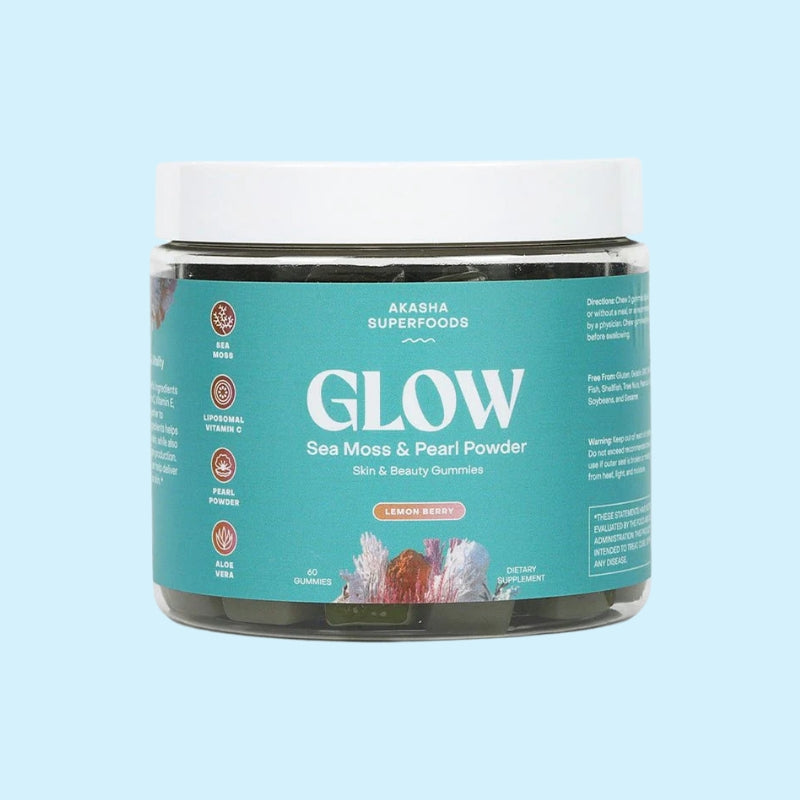Sea Moss & Pearl Powder Glow Gummies - Supplement for Collagen & Skin