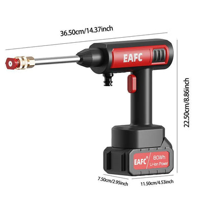 Nettoyeur haute pression – Sans fil, fonctionne avec seau – 600 PSI, nettoyage partout